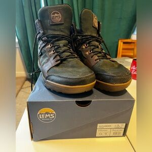 Lems Outlander Unisex Waterproof High Top Shoe Men sz 11.5/womens sz 13